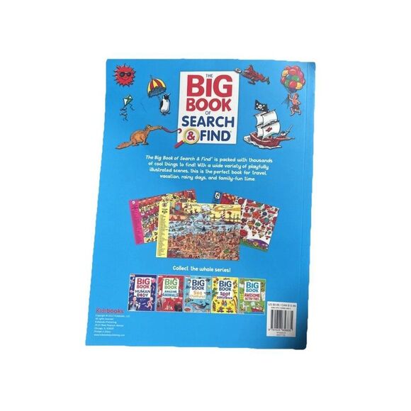 The Big Book of Search & Paperback by Kidsbooks Publishing; Rainstorm Very Good - Picture 2 of 2